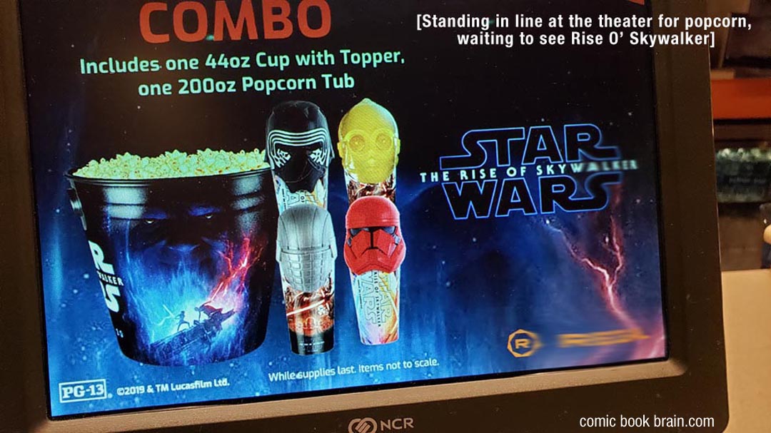 Combo Star Wars Rise Skywalker Drinks and Popcorn