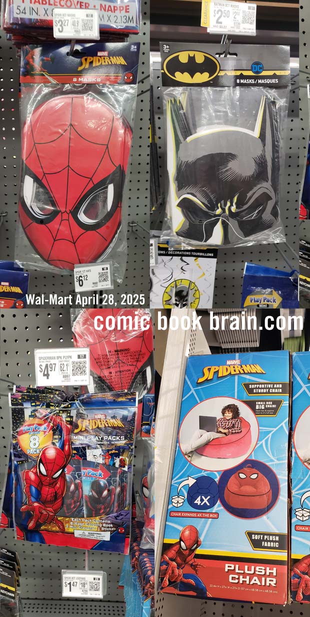 Wal-Mart superhero stuff April 28, 2025