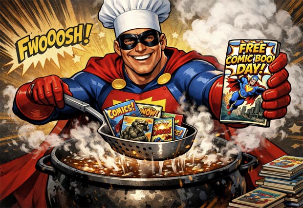 The Comic Book Chefs The Comic Book Chefs